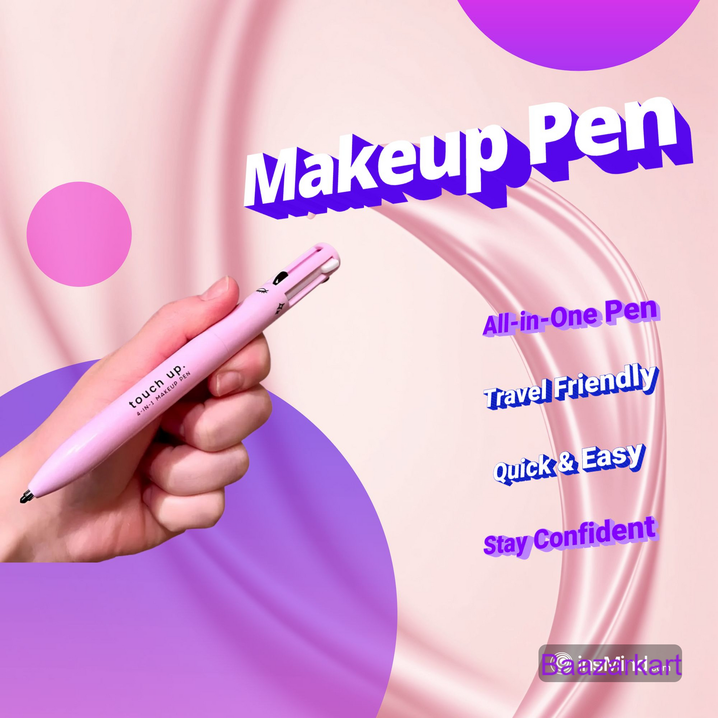 Katelia Beauty™ 4-in-1 Touch Up Makeup Pen 💄 One Pen. Four Functions. Flawless Anytime.