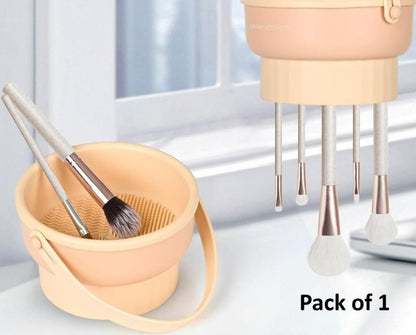 3 in 1 Makeup Brush Cleaner Bowl
