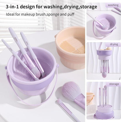 3 in 1 Makeup Brush Cleaner Bowl
