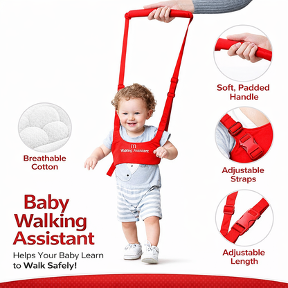 Baby Walker Assistant Belt – Safe Support for First Steps