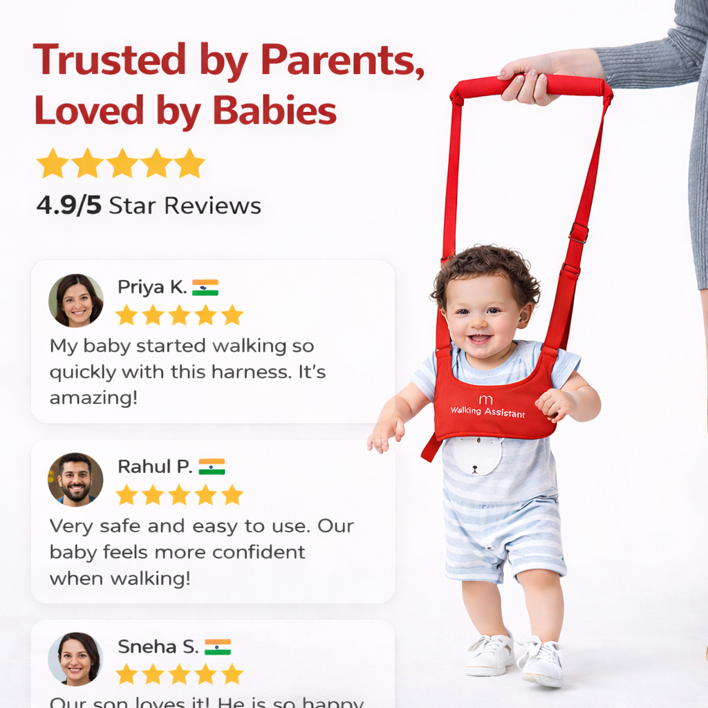 Baby Walker Assistant Belt – Safe Support for First Steps