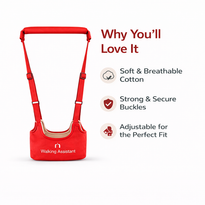 Baby Walker Assistant Belt – Safe Support for First Steps