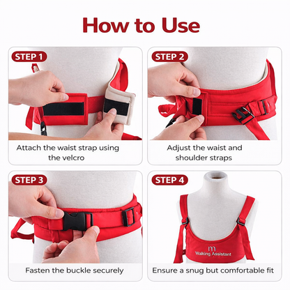 Baby Walker Assistant Belt – Safe Support for First Steps