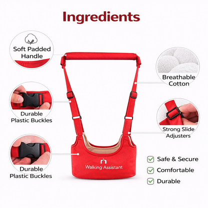 Baby Walker Assistant Belt – Safe Support for First Steps