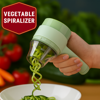 4-in-1 Portable Electric Vegetable Cutter – Cook Faster, Live Smarter!
