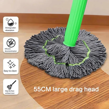 Quick Mop™ Self-Twisting Rotating Mop 🧹 One Twist. Total Clean. Effortless Every Time.
