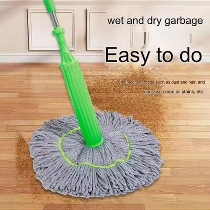 Quick Mop™ Self-Twisting Rotating Mop 🧹 One Twist. Total Clean. Effortless Every Time.