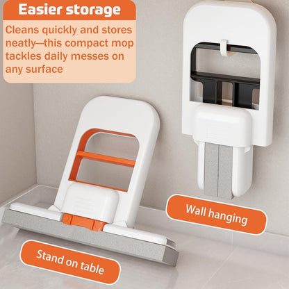 🧽 FoldiMop™ Pocket Mop – Big Clean in Small Size ✨“From Desk to Sink — The Foldable Mop That Does It All.”